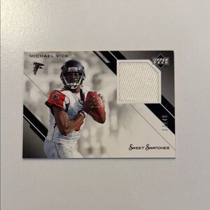 Upper Deck Michael Vick Sweet Swatches Card mint condition 22/40